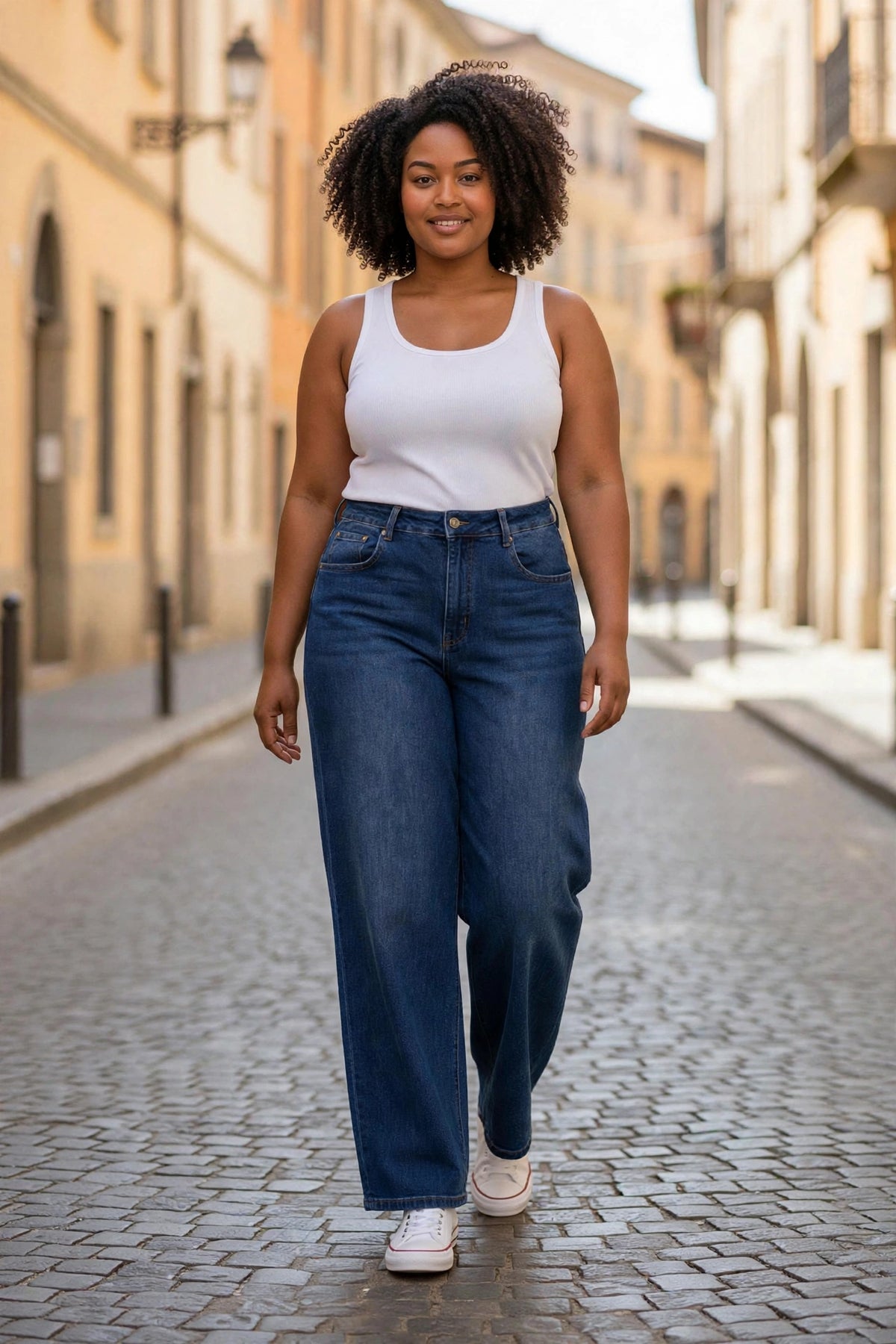 Jeans con tasca strass – foto 3